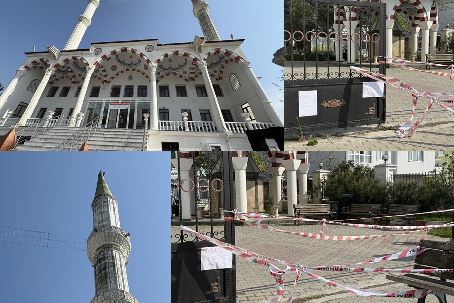 KUMBURGAZ YENİ CAMİ TEDBİR AMAÇLI İBADETE KAPATILDI…