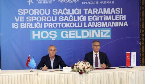 SPORCU SAĞLIĞI TARAMASI VE SPORCU SAĞLIĞI EĞİTİMLERİ İŞBİRLİĞİ PROTOKOLÜYLE KÜÇÜKÇEKMECE’DE 10 BİN SPORCUYA ULAŞILACAK