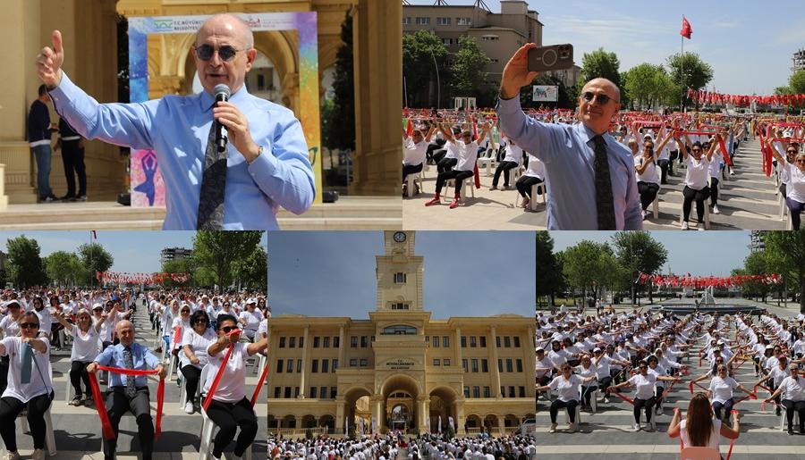 BÜYÜKÇEKMECE’DE DÜNYA PİLATES GÜNÜ RENKLİ GÖRÜNTÜLERE SAHNE OLDU