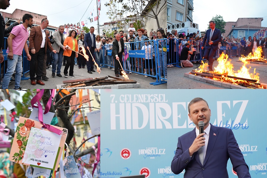 BEYLİKDÜZÜ HALKI BAHARI HIDIRELLEZ ŞENLİĞİ İLE KARŞILADI