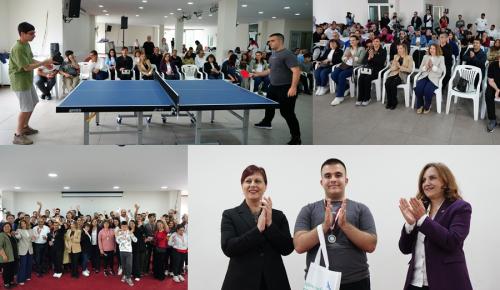 BEYLİKDÜZÜ’NÜN ÖZEL SPORCULARI MASA TENİSİNDE TER DÖKTÜ