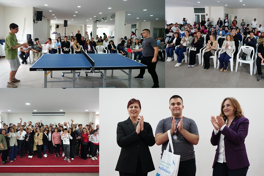 BEYLİKDÜZÜ’NÜN ÖZEL SPORCULARI MASA TENİSİNDE TER DÖKTÜ