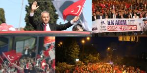 KÜÇÜKÇEKMECE’DE 19 MAYIS COŞKUSU SOKAKLARA TAŞTI