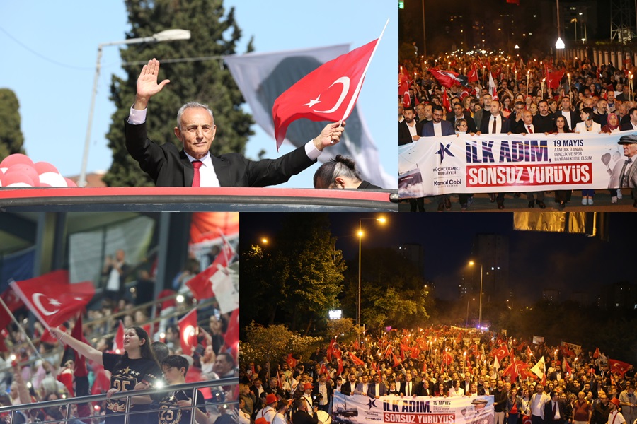 KÜÇÜKÇEKMECE’DE 19 MAYIS COŞKUSU SOKAKLARA TAŞTI