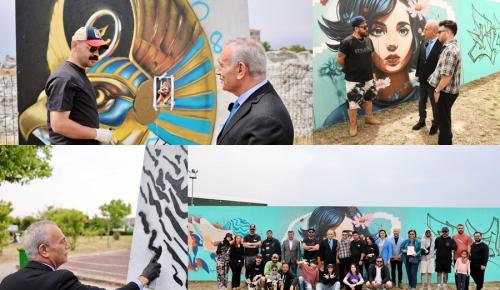 KÜÇÜKÇEKMECE GRAFFİTİYLE RENKLENDİ