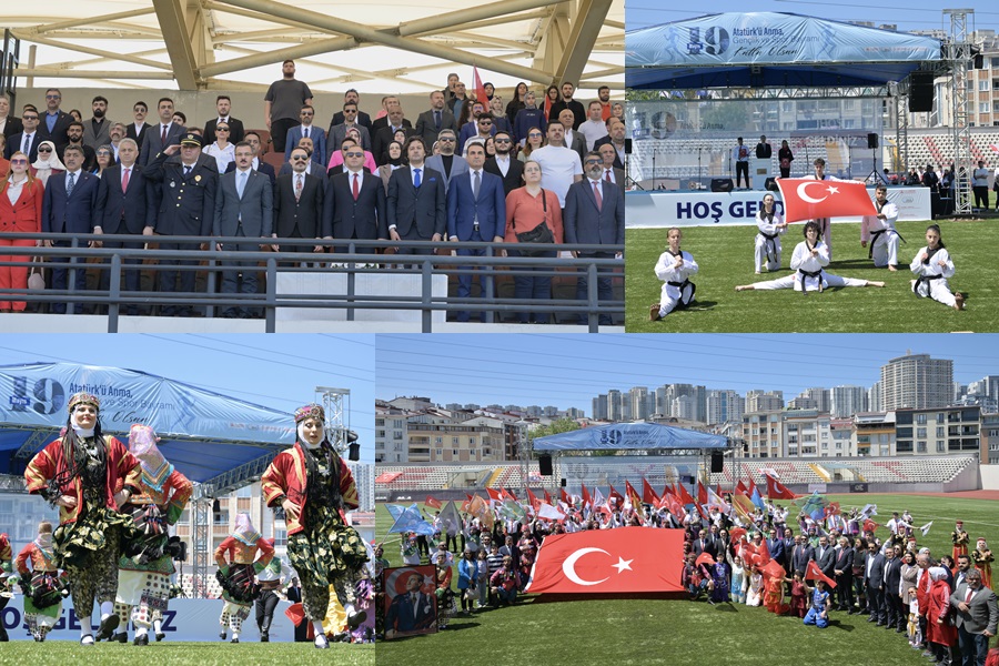 ESENYURT’TA 19 MAYIS COŞKUSU: YÜZLERCE KİŞİ TURGUT ÖZAL STADYUMU’NDA BULUŞTU