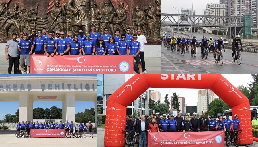 SPORCULAR 8. KEZ ŞEHİTLER İÇİN PEDAL ÇEVİRDİ