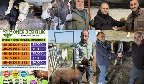 KURBANLIKTA UYGUN FİYAT VE GÜVENİN ADRESİ ÖNER BESİCİLİK…