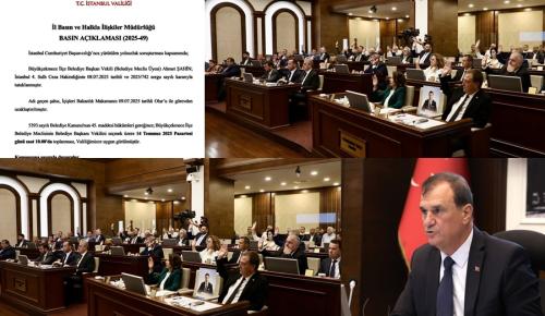 BÜYÜKÇEKMECE’DE YENİ BAŞKANVEKİLİ SEÇİMİ 14 TEMMUZ PAZARTESİ….