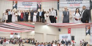 ESENYURT’TA ROMAN ÇİFTLERE DÜĞÜN HAVASINDA TOPLU NİKÂH TÖRENİ
