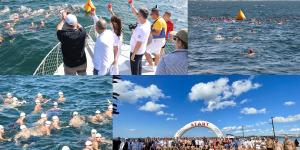 7. BÜYÜKÇEKMECE KÖRFEZİ YÜZME MARATONU NEFESLERİ KESTİ