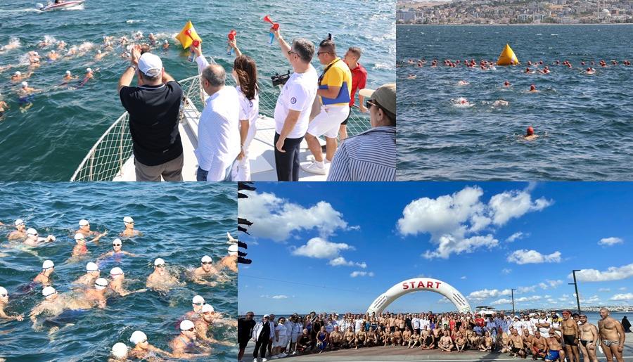 7. BÜYÜKÇEKMECE KÖRFEZİ YÜZME MARATONU NEFESLERİ KESTİ