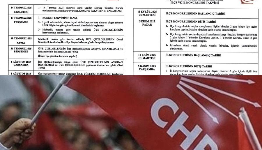 CHP’DE OLAĞAN KONGRE SÜRECİ BAŞLADI…