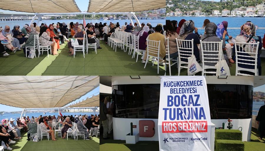 KÜÇÜKÇEKMECE BELEDİYESİ’NDEN KADINLARA ÖZEL BOĞAZ TURU