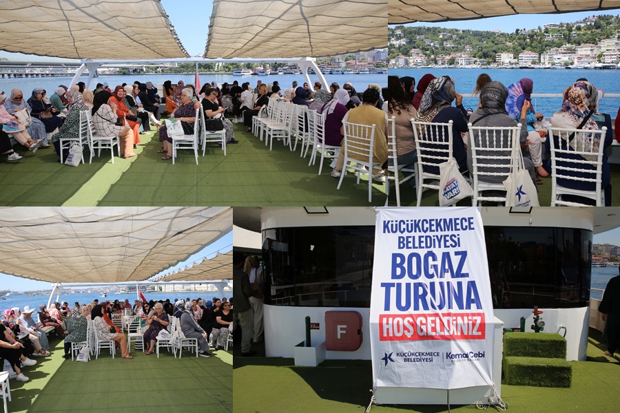 KÜÇÜKÇEKMECE BELEDİYESİ’NDEN KADINLARA ÖZEL BOĞAZ TURU