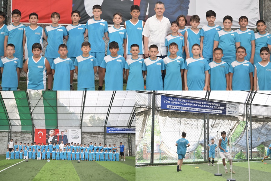 ESENYURT BELEDİYE BAŞKAN VEKİLİ CAN AKSOY’DAN YAZ SPOR OKULLARINA ZİYARET