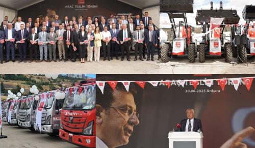 TBB’DEN BELEDİYELERE 62 ARAÇ HİBESİ
