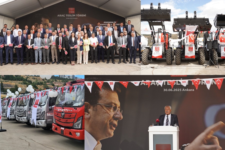 TBB’DEN BELEDİYELERE 62 ARAÇ HİBESİ