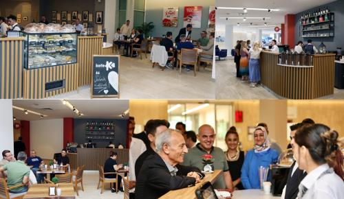 KÜÇÜKÇEKMECE BELEDİYESİ  ANA HİZMET BİNASINA YENİ SOSYAL ALAN: KAFE K HİZMETE AÇILDI!