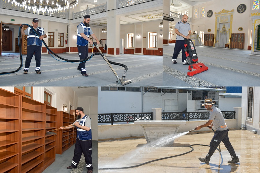ESENYURT BELEDİYESİ’NDEN CAMİLERE TEMİZLİK DESTEĞİ