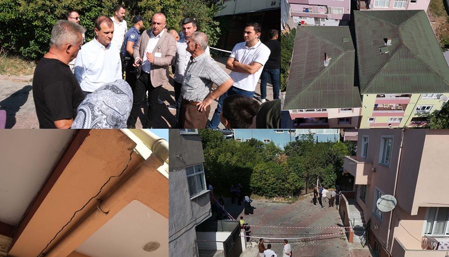 DUVARLARINDAN SES GELDİĞİ İÇİN BOŞALTILAN 2 BİNADA TEKNİK İNCELEMELER BAŞLATILDI