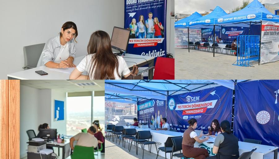 ESENYURT BELEDİYESİ’NDEN ÜNİVERSİTE ADAYLARINA TERCİH DESTEĞİ