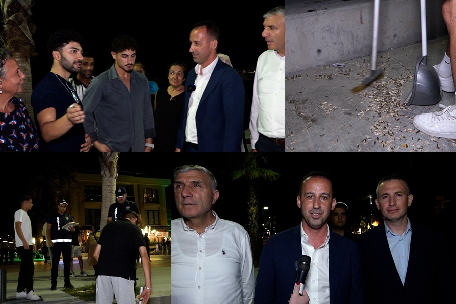 ZABITA, ÇEVREYİ KİRLETEN GENÇLERE KENDİ ATTIKLARI ÇÖPLERİ SÜPÜRTTÜRDÜ