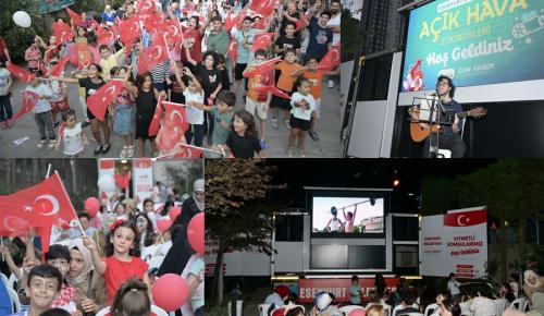 ESENYURT’TA YAZ AKŞAMLARI AÇIK HAVADA RENKLENİYOR