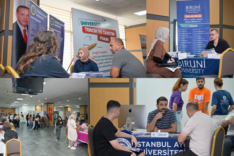 ÜNIVERSITE TERCIH VE TANITIM FUARI ESENYURTLU GENÇLERI ÜNIVERSITELERLE BULUŞTURDU