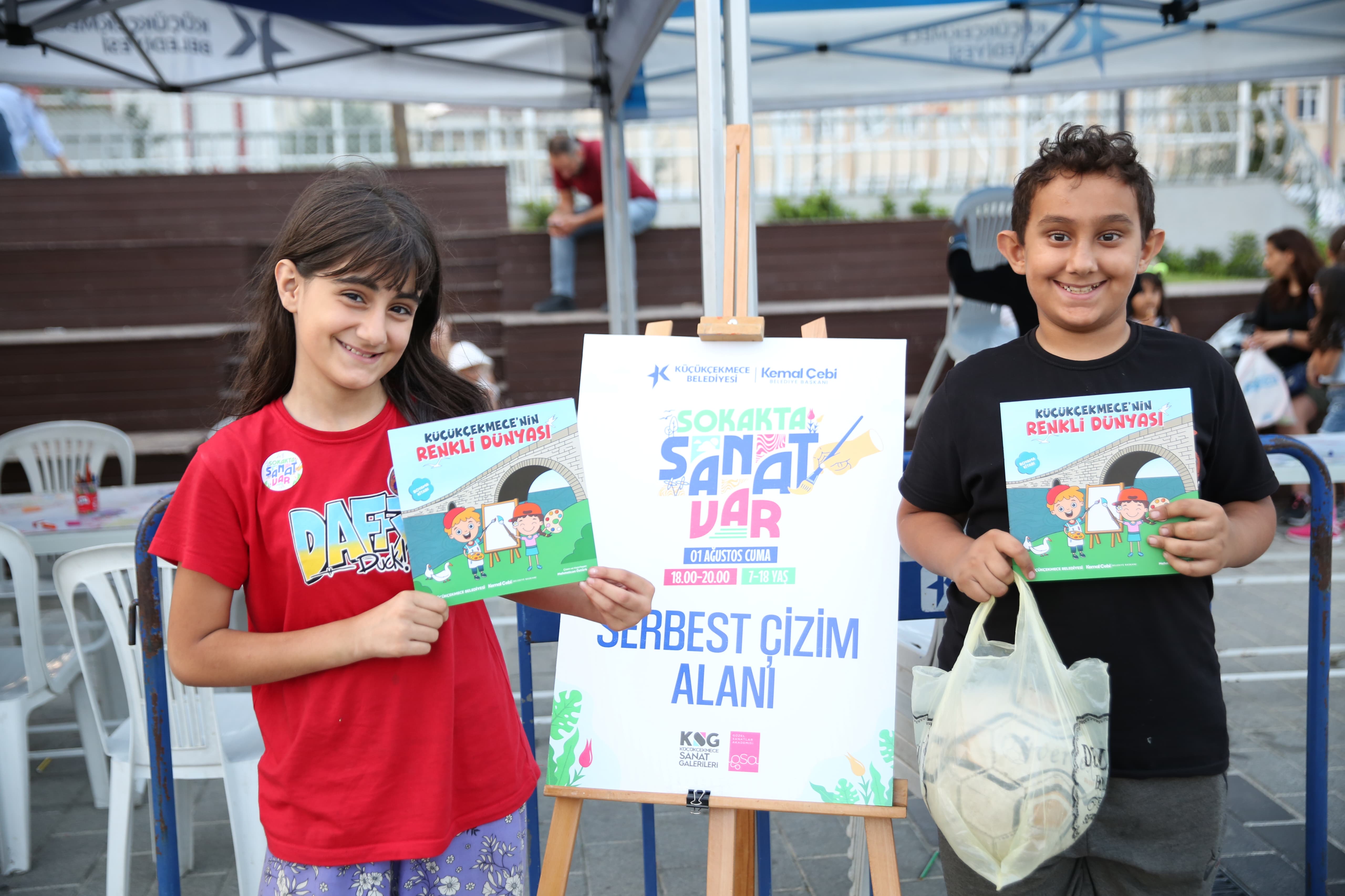 KÜÇÜKÇEKMECE’DE YAZ BOYUNCA SANAT SOKAKTA!