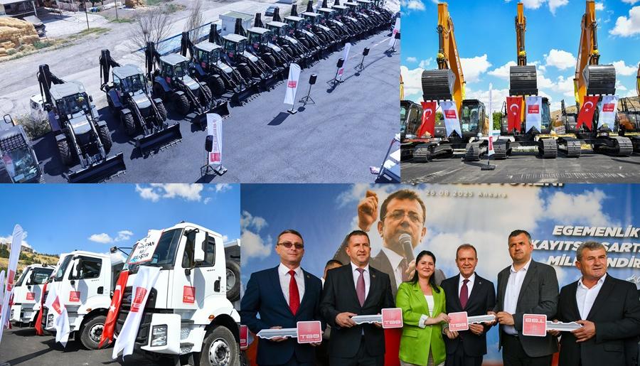 TBB’DEN 53 BELEDİYEYE 54 ARAÇ HİBESİ