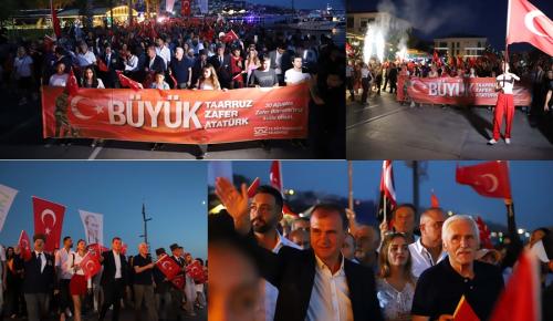 BÜYÜKÇEKMECE’DE ZAFERİN 103’ÜNCÜ YILI COŞKU VE GURURLA KUTLANDI