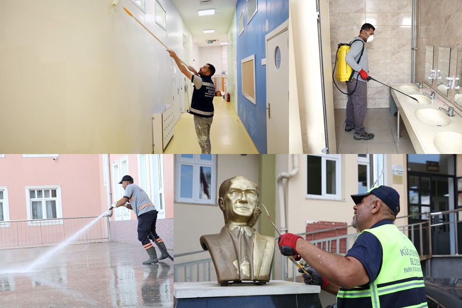 KÜÇÜKÇEKMECE’DE OKULLAR YENİ EĞİTİM ÖĞRETİM YILINA HAZIR
