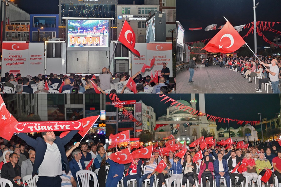 EUROBASKET FİNAL HEYECANI ESENYURT’TA YAŞANDI