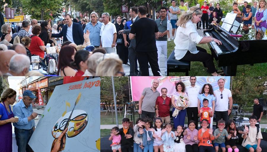 SANATIN KALBİ, BÜYÜKÇEKMECE SOKAKLARINDA ATTI