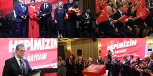 CUMHURİYET RESEPSİYONU, CUMHURİYET’İN IŞIĞIYLA AYDINLANAN GECEYE DÖNÜŞTÜ