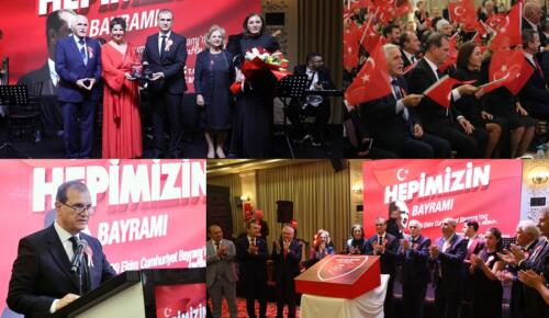 CUMHURİYET RESEPSİYONU, CUMHURİYET’İN IŞIĞIYLA AYDINLANAN GECEYE DÖNÜŞTÜ