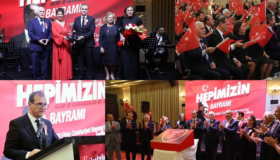 CUMHURİYET RESEPSİYONU, CUMHURİYET’İN IŞIĞIYLA AYDINLANAN GECEYE DÖNÜŞTÜ