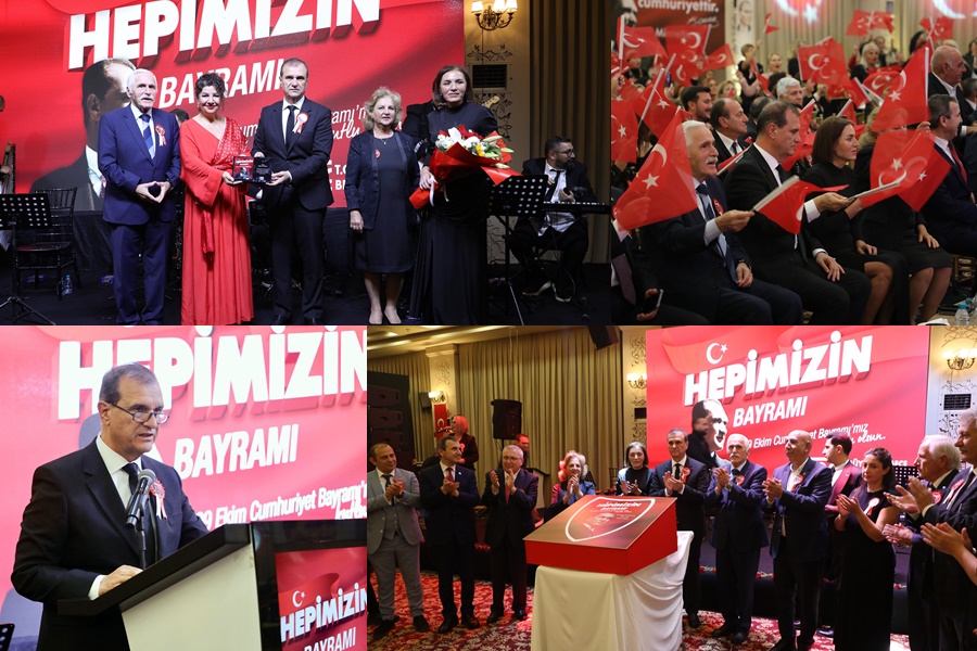 CUMHURİYET RESEPSİYONU, CUMHURİYET’İN IŞIĞIYLA AYDINLANAN GECEYE DÖNÜŞTÜ