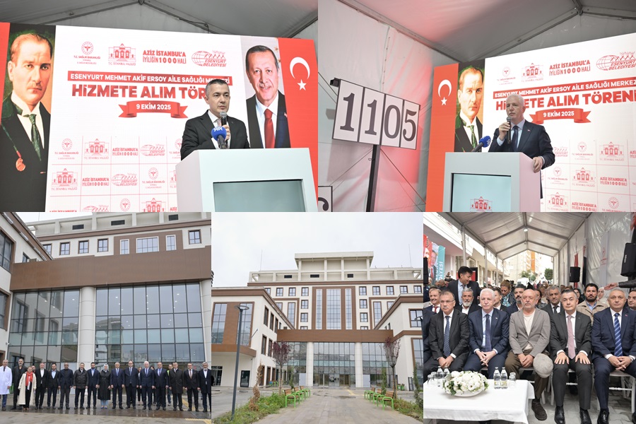ESENYURT’TA SAĞLIK YATIRIMLARI HIZ KESMİYOR: MEHMET AKİF ERSOY AİLE SAĞLIĞI MERKEZİ HİZMETE AÇILDI