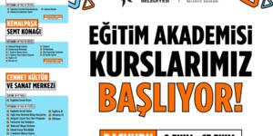 18 BRANŞTA EĞİTİM AKADEMİSİ KURSLARI BAŞLIYOR