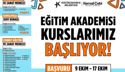 18 BRANŞTA EĞİTİM AKADEMİSİ KURSLARI BAŞLIYOR