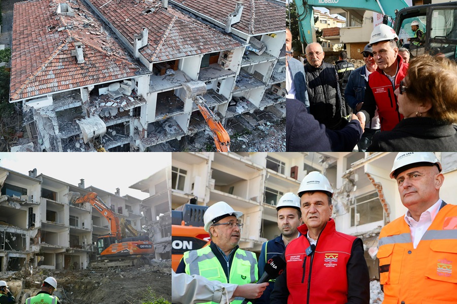 BÜYÜKÇEKMECE’DE “ÇOK RİSKLİ” STATÜSÜNDEKİ BİR SİTE DAHA YIKILDI