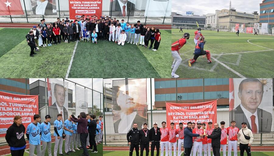 ESENYURT’TA BEYZBOL HEYECANI: İLK TURNUVA NAİM SÜLEYMANOĞLU SPOR KOMPLEKSİ’NDE DÜZENLENDİ