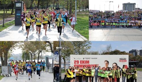 KÜÇÜKÇEKMECELİ ÇOCUKLAR 29 EKİM İÇİN KOŞTU