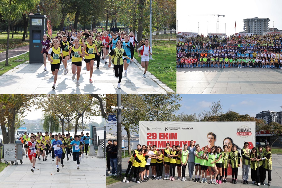 KÜÇÜKÇEKMECELİ ÇOCUKLAR 29 EKİM İÇİN KOŞTU
