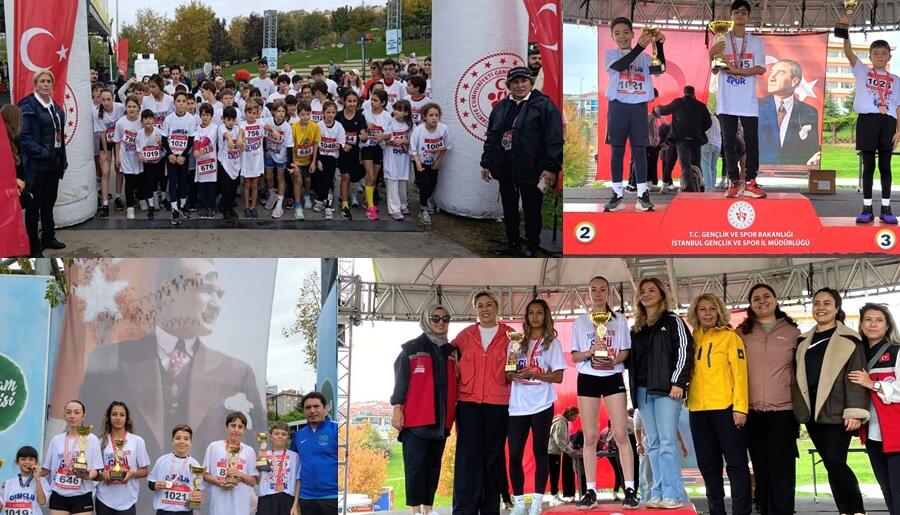 BÜYÜKÇEKMECELİ GENÇ ATLETLER, CUMHURİYET COŞKUSUNU ZAFERLE TAÇLANDIRDI