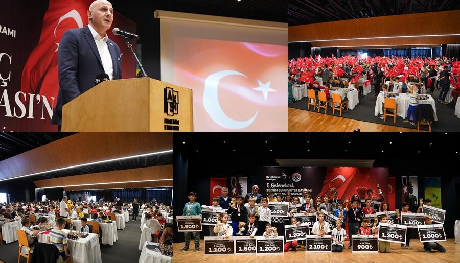 29 EKİM CUMHURİYET BAYRAMI VE ATA’YA SAYGI KUPASI SATRANÇ TURNUVASI TAMAMLANDI