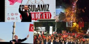 KÜÇÜKÇEKMECE’DE CUMHURİYET COŞKUSU