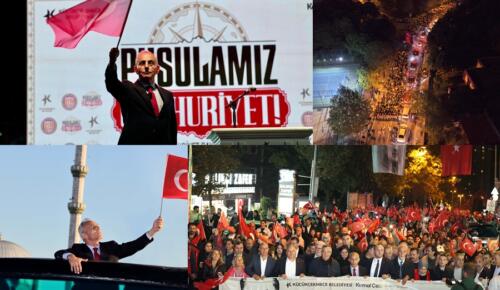 KÜÇÜKÇEKMECE’DE CUMHURİYET COŞKUSU